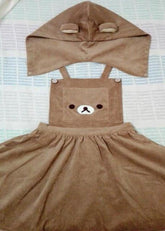 Rilakkuma Kawaii Bear Jumpsuit Harajuku Dress