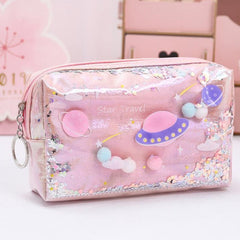 Kawayii Glitter Pencil Case Box Stationery