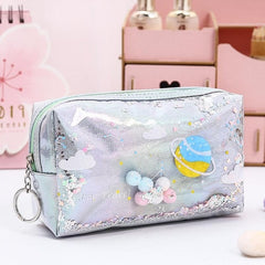 Kawayii Glitter Pencil Case Box Stationery