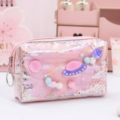 Kawayii Glitter Pencil Case Box Stationery