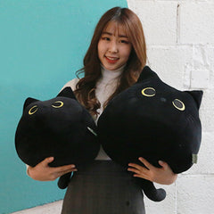 Stuffed Cute Black Cat Soft Plush Pillows Gifts