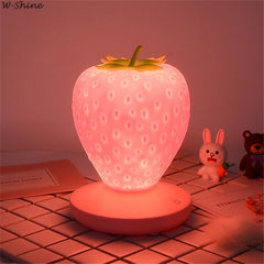 Strawberry Touch LED Night Light Silicone Gift