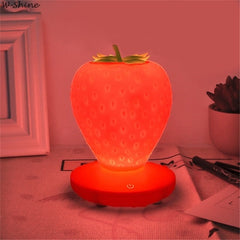 Strawberry Touch LED Night Light Silicone Gift