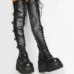 High Platform Gothic Boots