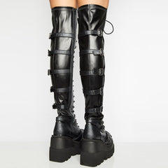 High Platform Gothic Boots