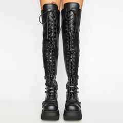 High Platform Gothic Boots