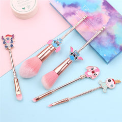 Kawaii Stitch Makeup Brushes Tool Set