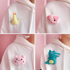 KPop Sun Flower Brooch Cute Plush