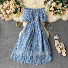 Sweet Daisy Off-Shoulder Dress