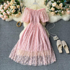 Sweet Daisy Off-Shoulder Dress