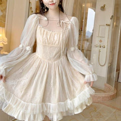 Lace Kawaii Lolita Vintage Dress