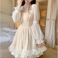 Lace Kawaii Lolita Vintage Dress