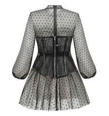 Sexy Aline Cocktail Dress with Long Sleeve