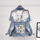 Dike Lace Denim Jacket