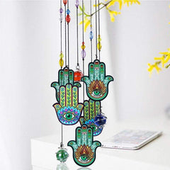 Hamsa Hand Suncatcher Wind Chime