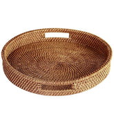 Hand-Woven Rattan Tray