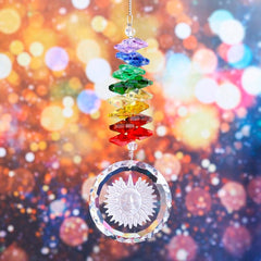 Handmade Crystal Glass Chakra Charm