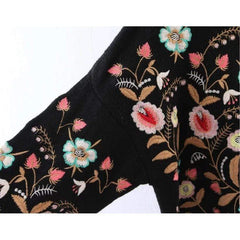 Embroidered Knit Sweater