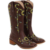 Sunflower Field Cowboy Boots