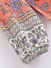 Elora Bohemian Long Sleeve Blouse