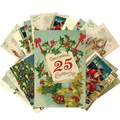 Vintage Christmas Cards 12pcs