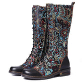Iris Floral Boots