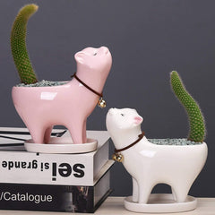 Cute Cat Planter Pot