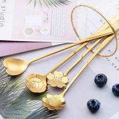 Cute Stainless Steel Coffee Spoons