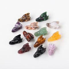 Dragon's Head Crystal Carving
