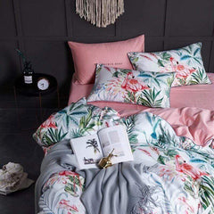Flamingo Egyptian Cotton Duvet Set