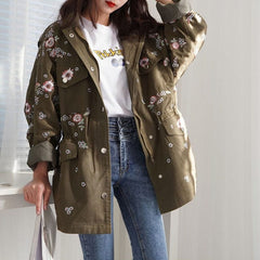 Gardenia Embroidery Coat