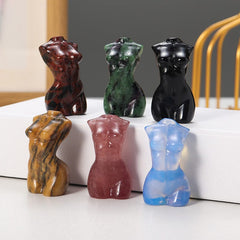 Goddess Silhouette Crystal Statue