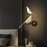 Golden Bird Wall Light
