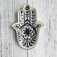 HAMSA GARDEN HAND TRINKET DISH