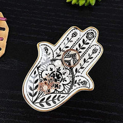 HAMSA GARDEN HAND TRINKET DISH