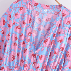 Indigo Boho Maxi Dress