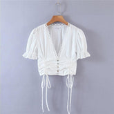 Emma Cropped Blouse
