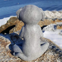 Meditating Dog Figurine