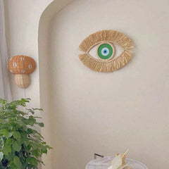 Evil Eye Woven Wall Art