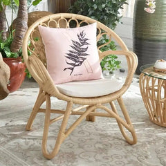 Natural Rattan Armchair