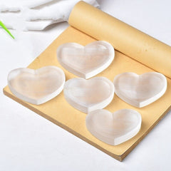 Natural Selenite Heart
