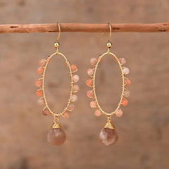 Natural Stone Bohemian Earrings