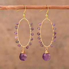 Natural Stone Bohemian Earrings