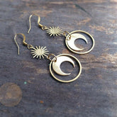 Neo-Gothic Moon Earrings