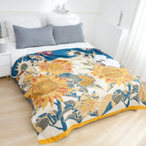 Sunflower Field Throw Blanket