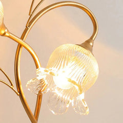 Vintage Rose Flower Table Lamp