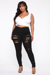 Tris II Skinny Jeans - Black