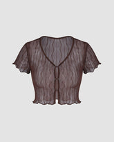 Vintage Esoteric Mesh Top