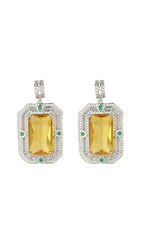 ZIRCON GEOMETRIC EARRINGS