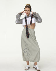 Star Eloi Cargo Drawstring Skirt